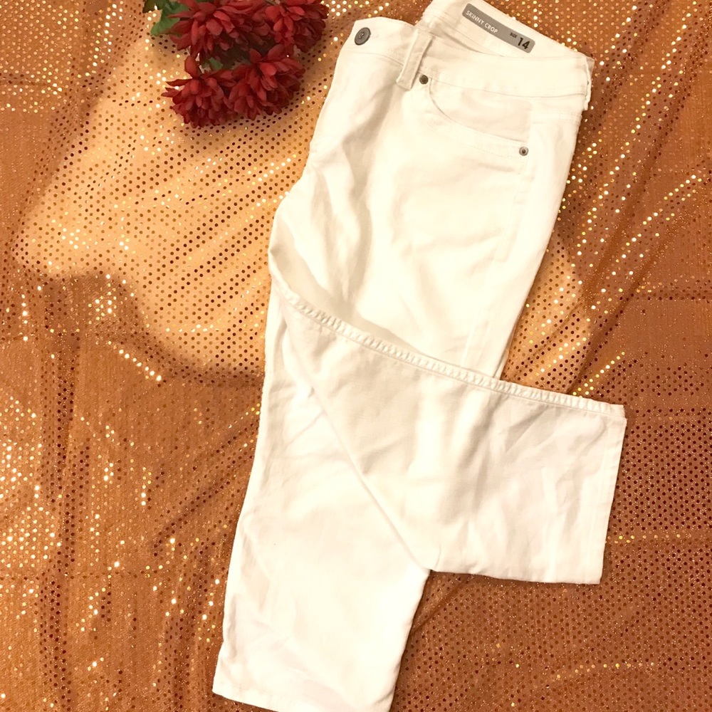 Jordache skinny crop jeans size 14